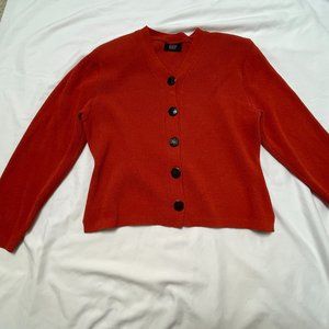 Braeda Horan Red Cardigan Sweater